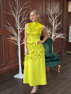 Floralbelle Dress, Yellow