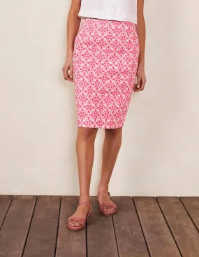 Gabriella Pencil Skirt-Lollipop, Ornate Lattice