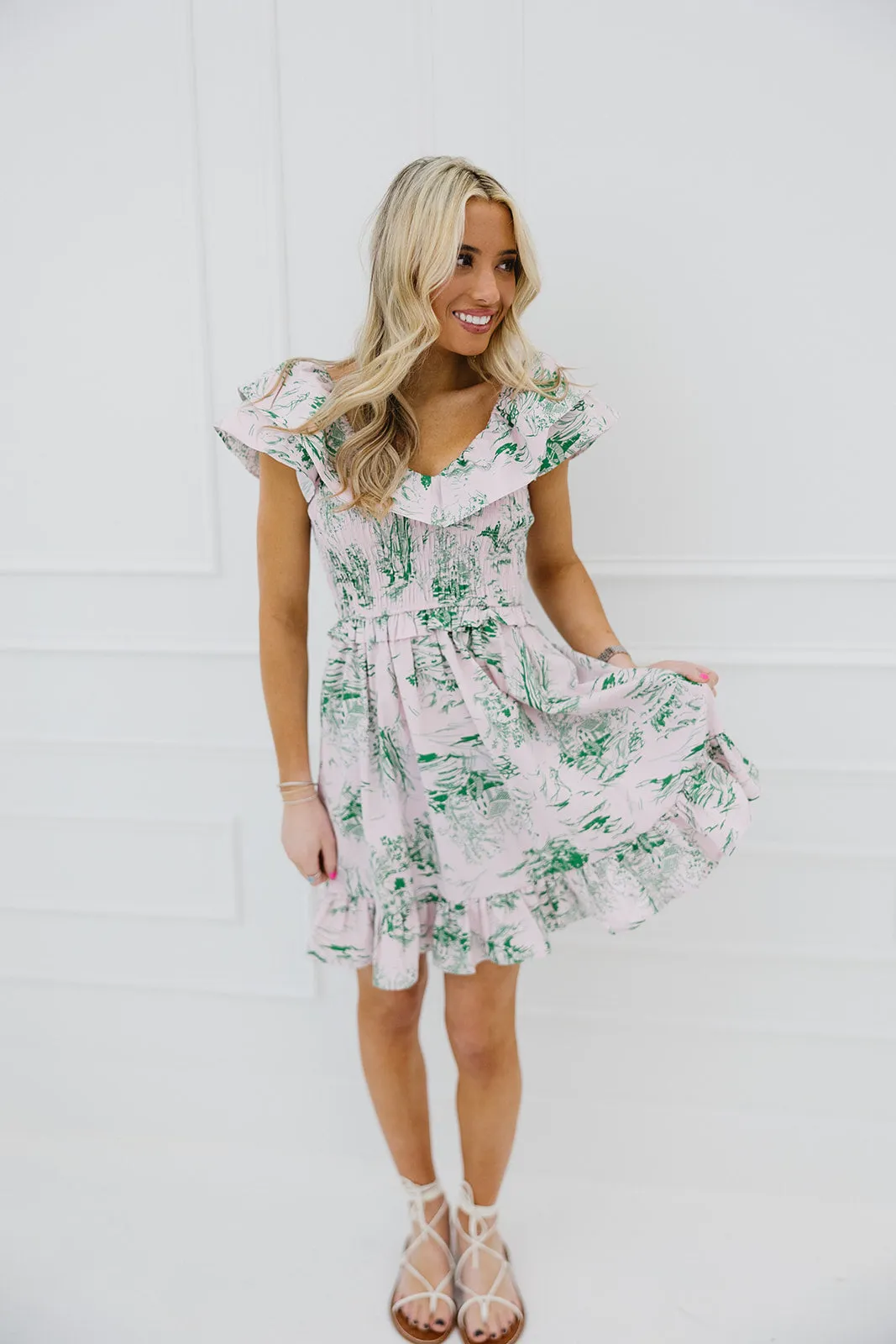 Garden Reverie Mini Dress - Garden Reverie