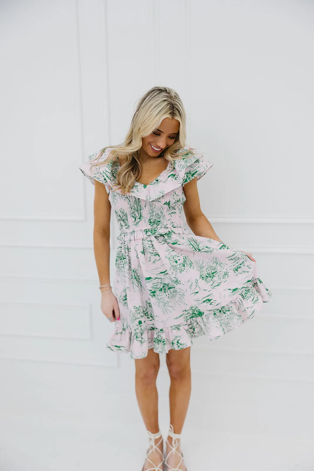 Garden Reverie Mini Dress - Garden Reverie