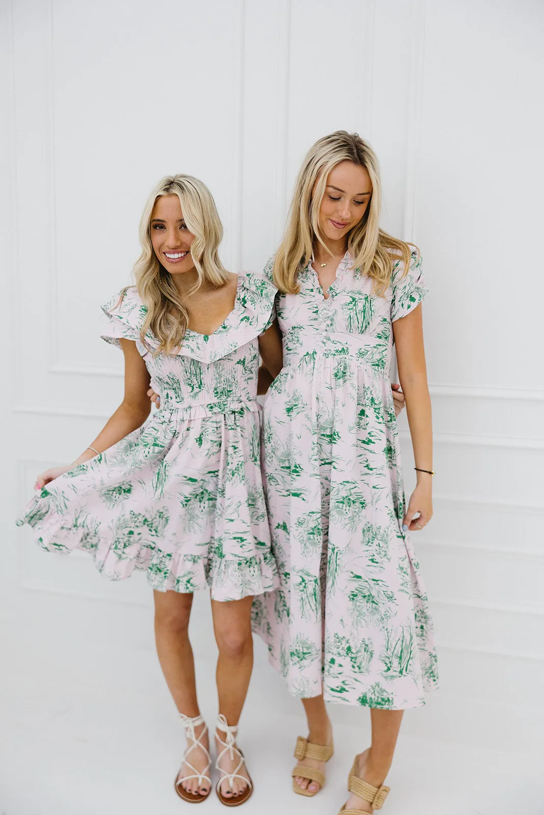 Garden Reverie Mini Dress - Garden Reverie