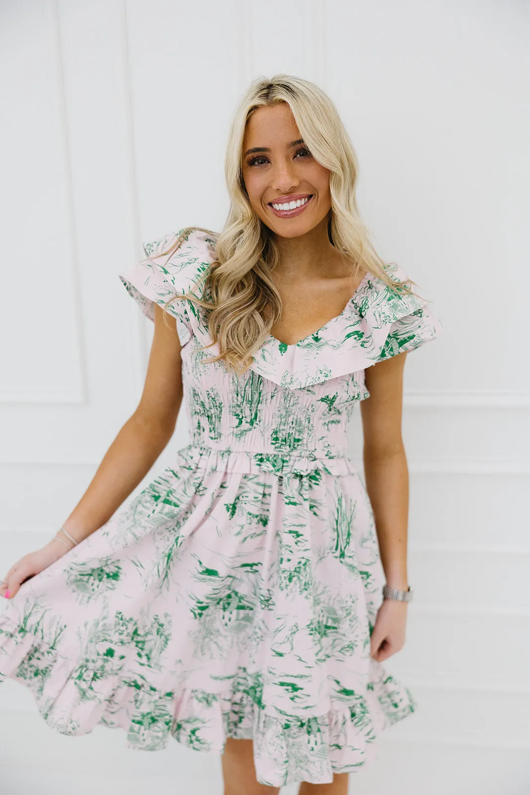 Garden Reverie Mini Dress - Garden Reverie