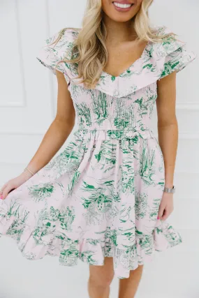 Garden Reverie Mini Dress - Garden Reverie