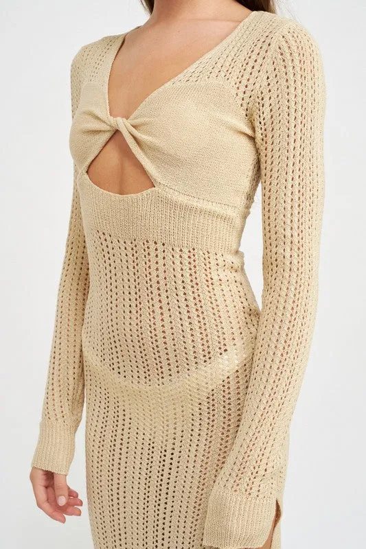 Getaway Midi Crochet Coverup