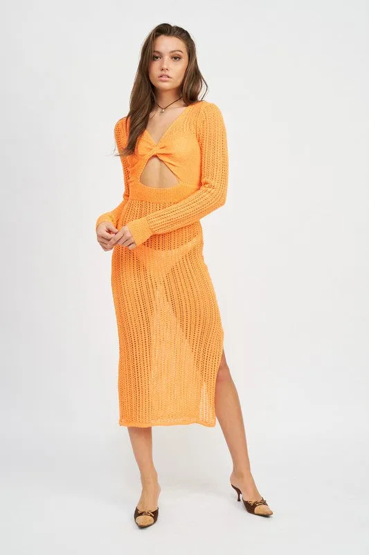 Getaway Midi Crochet Coverup