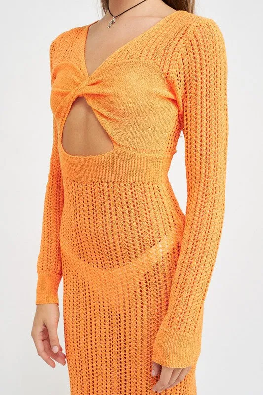 Getaway Midi Crochet Coverup