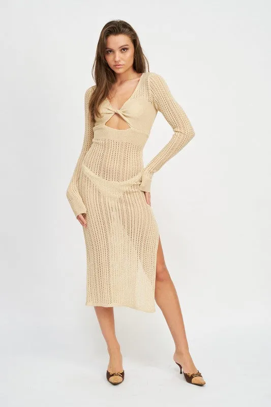 Getaway Midi Crochet Coverup