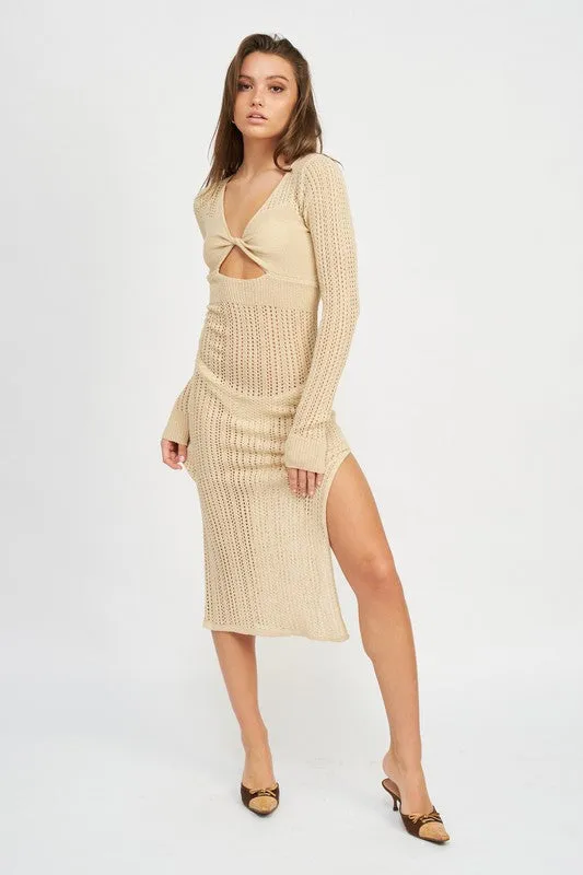 Getaway Midi Crochet Coverup