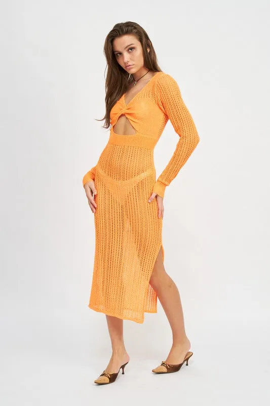 Getaway Midi Crochet Coverup