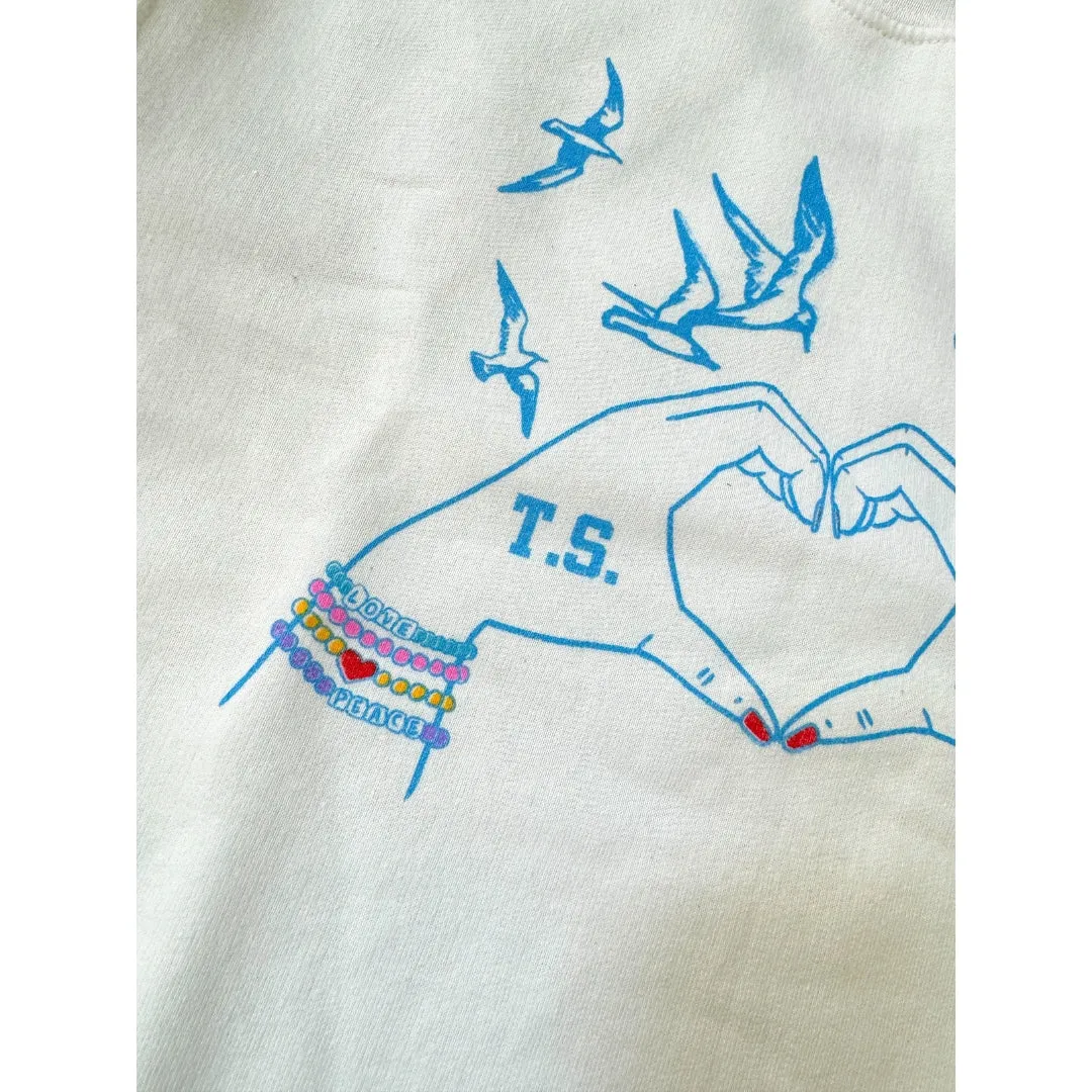 Girls SWIFTIE Bracelets Cropped Pullover