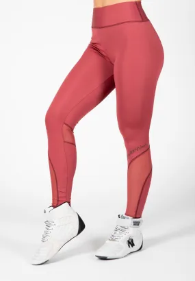 Gorilla Wear Kaycee Tights - Burgundy Red