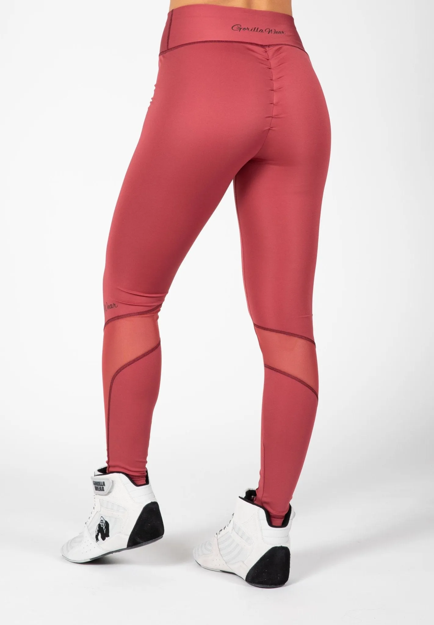 Gorilla Wear Kaycee Tights - Burgundy Red