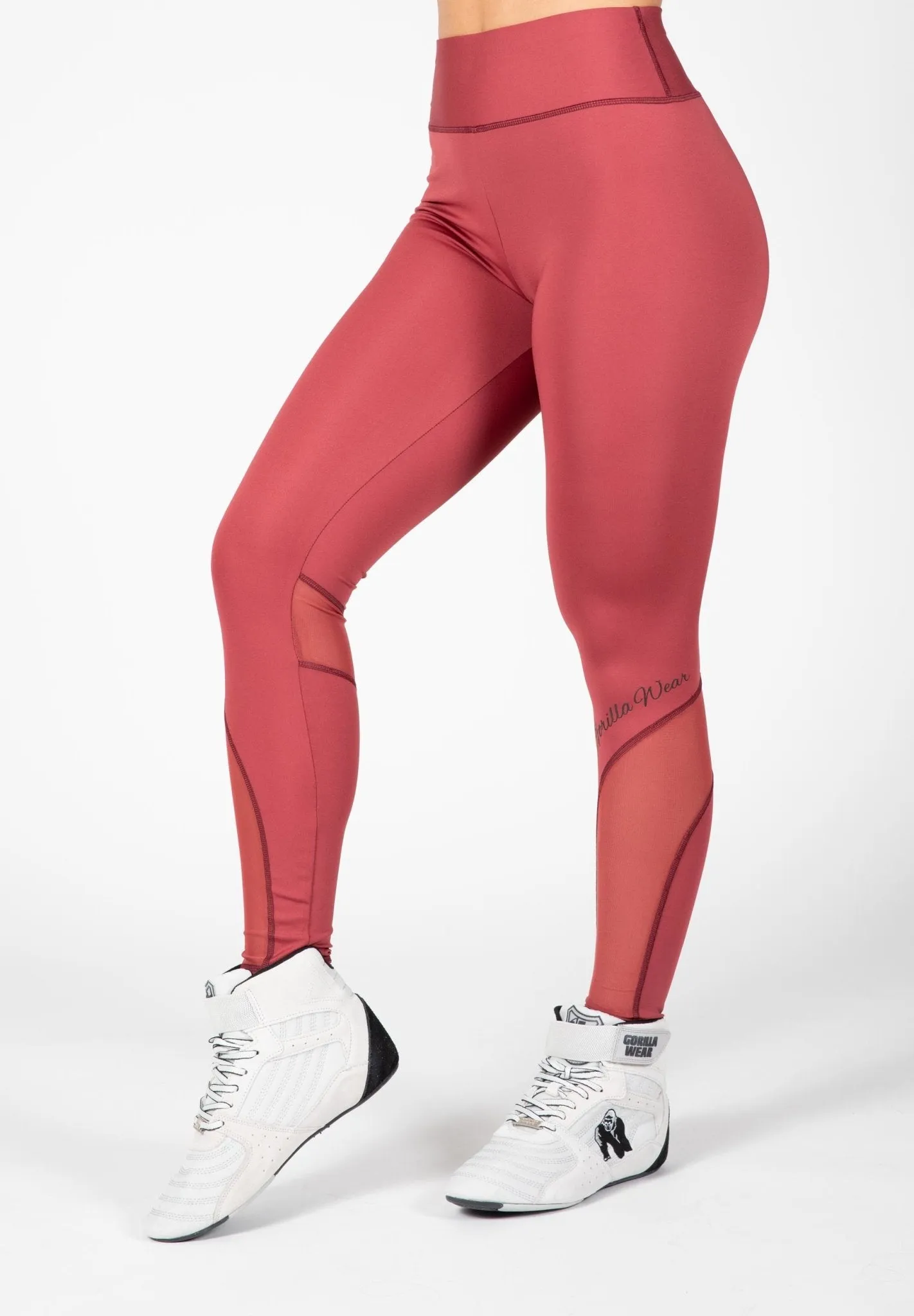 Gorilla Wear Kaycee Tights - Burgundy Red