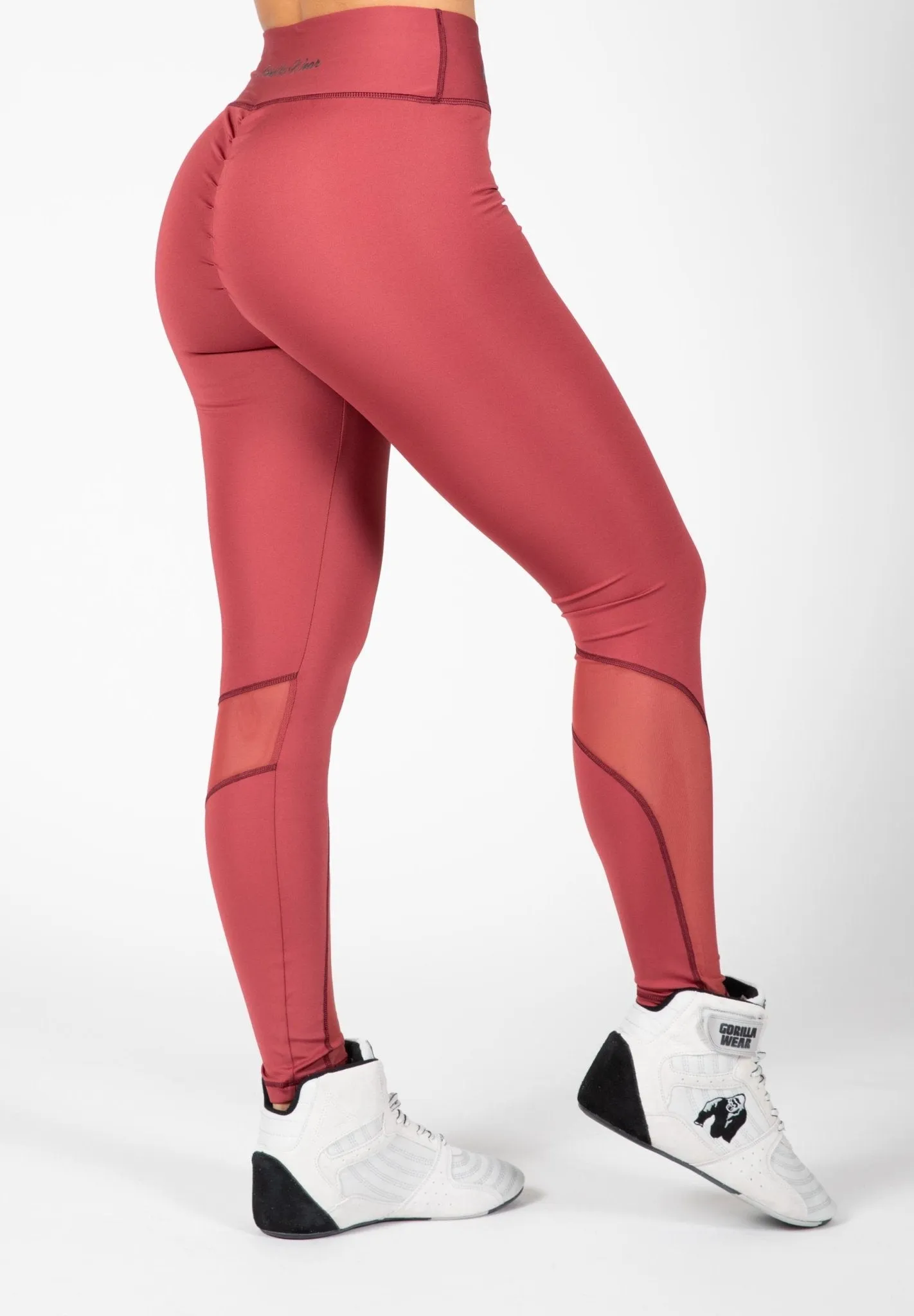 Gorilla Wear Kaycee Tights - Burgundy Red