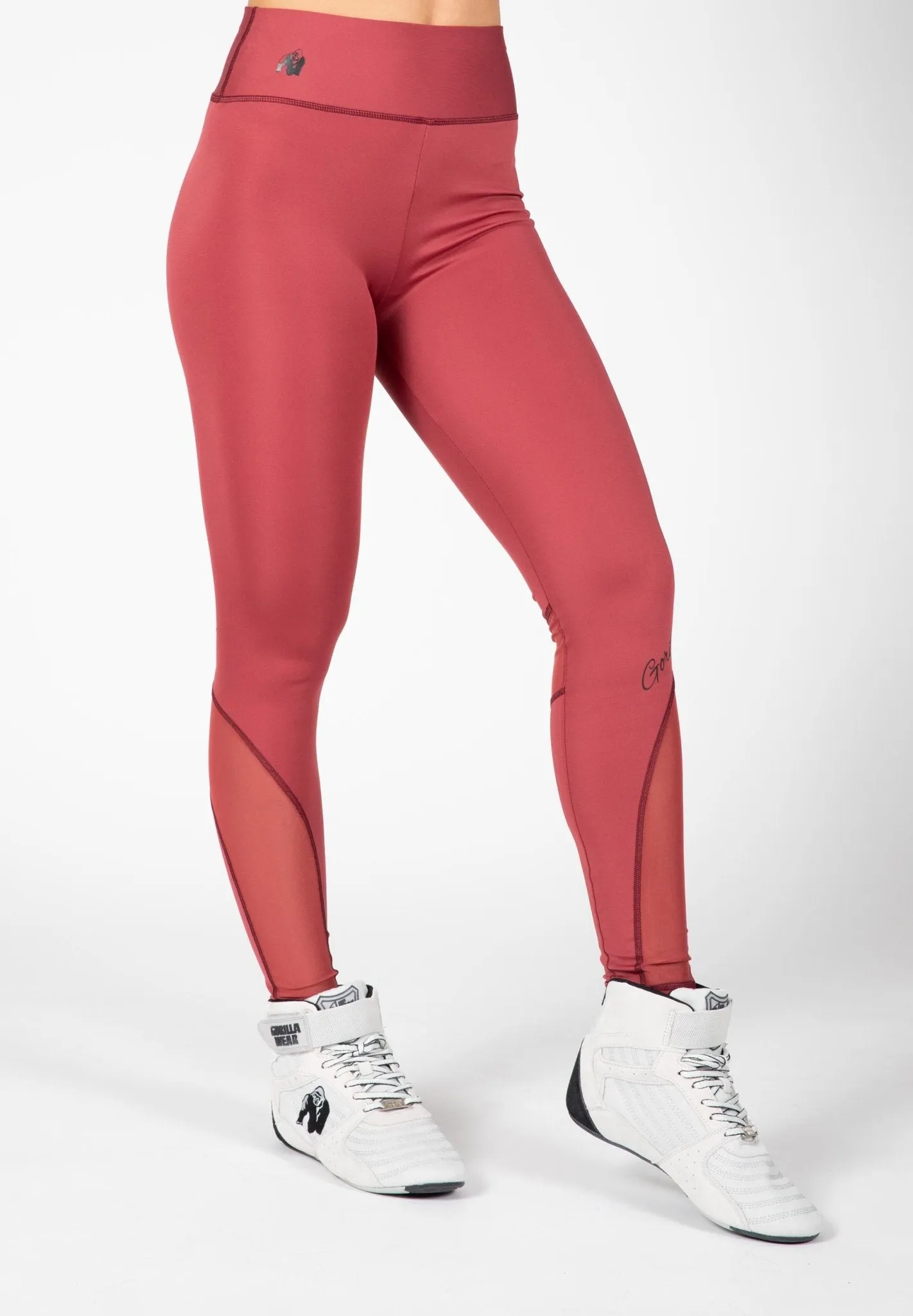 Gorilla Wear Kaycee Tights - Burgundy Red