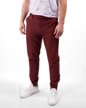 Greenside Men's Jogger - Merlot