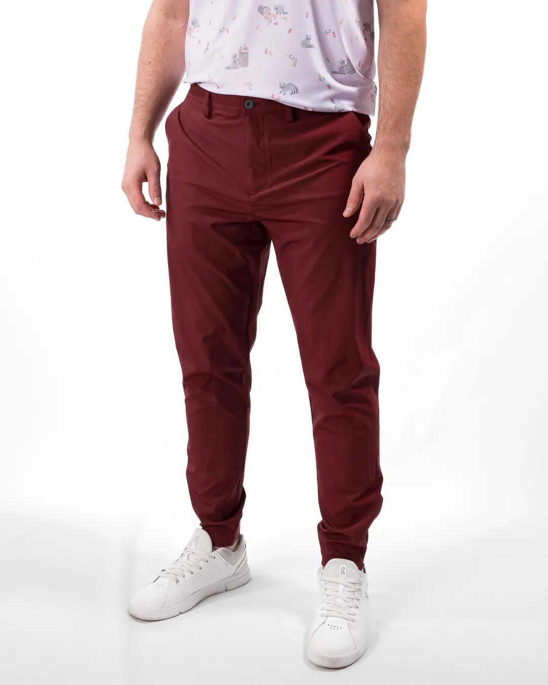 Greenside Men's Jogger - Merlot