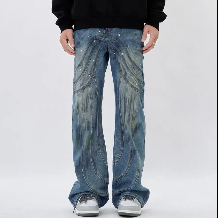 Halloy™ Loose Weave Designer Jeans
