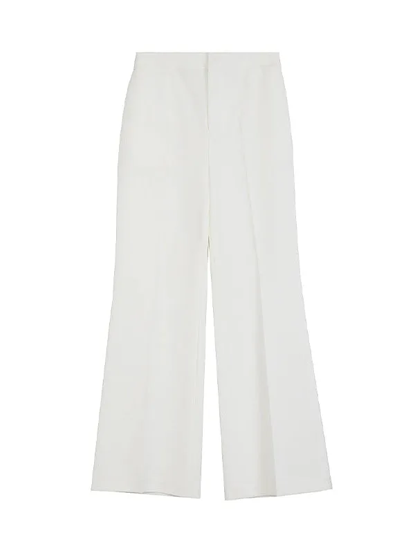 High Waist Wide-Leg Straight Pants