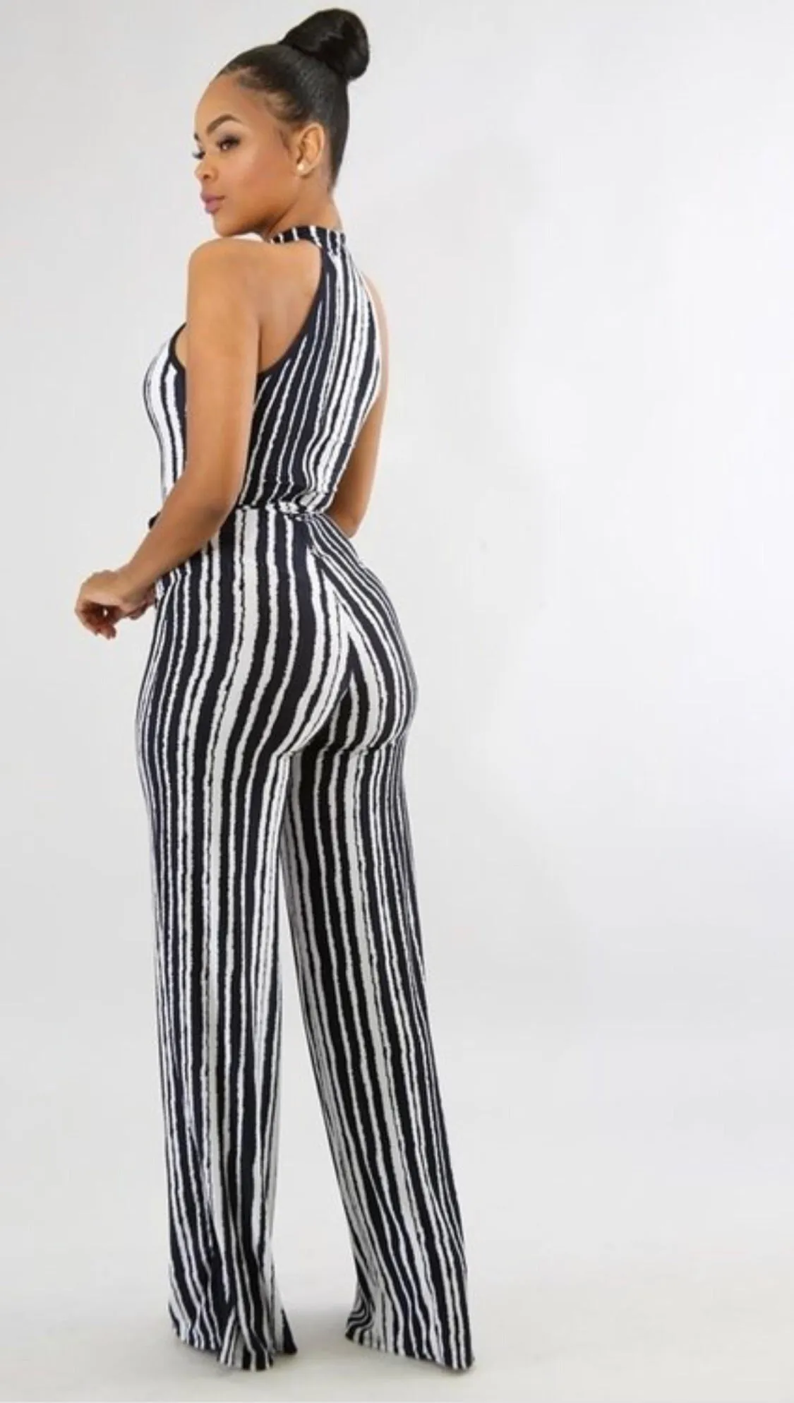 Highly Striped Jumpsuit