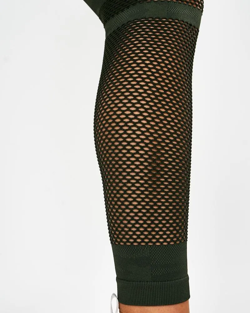 ICIW Seamless Tights Camo - Dark Green