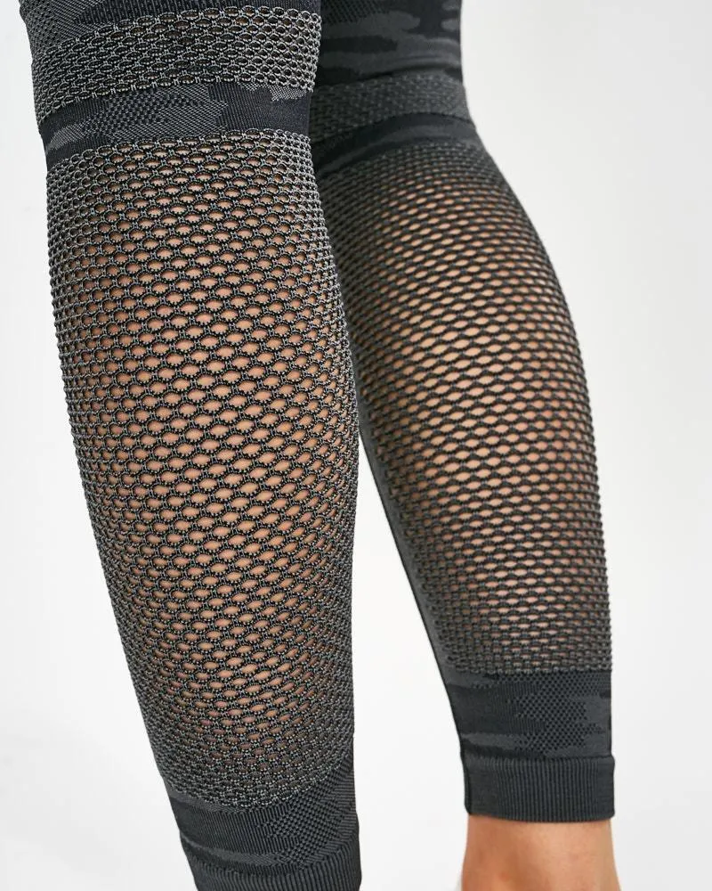 ICIW Seamless Tights Camo - Dark Grey