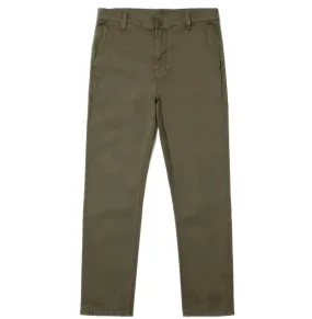 ID60418 Nudie Easy Alvin Olive Cotton Trouser