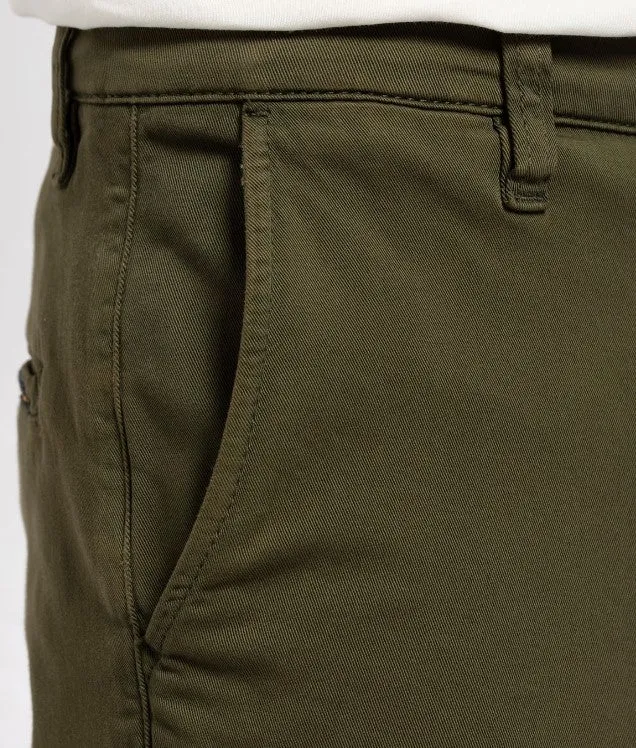 ID60418 Nudie Easy Alvin Olive Cotton Trouser