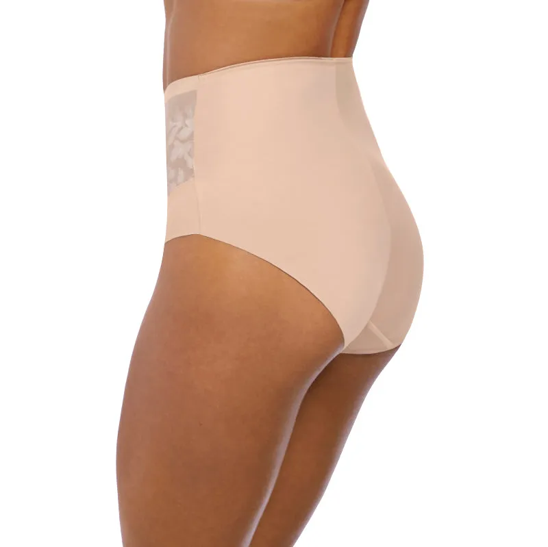 Illusion High Waist Brief Panty Natural Beige - Fantasie