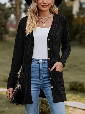 Ivyshape | Button Down Knitted Cardigan