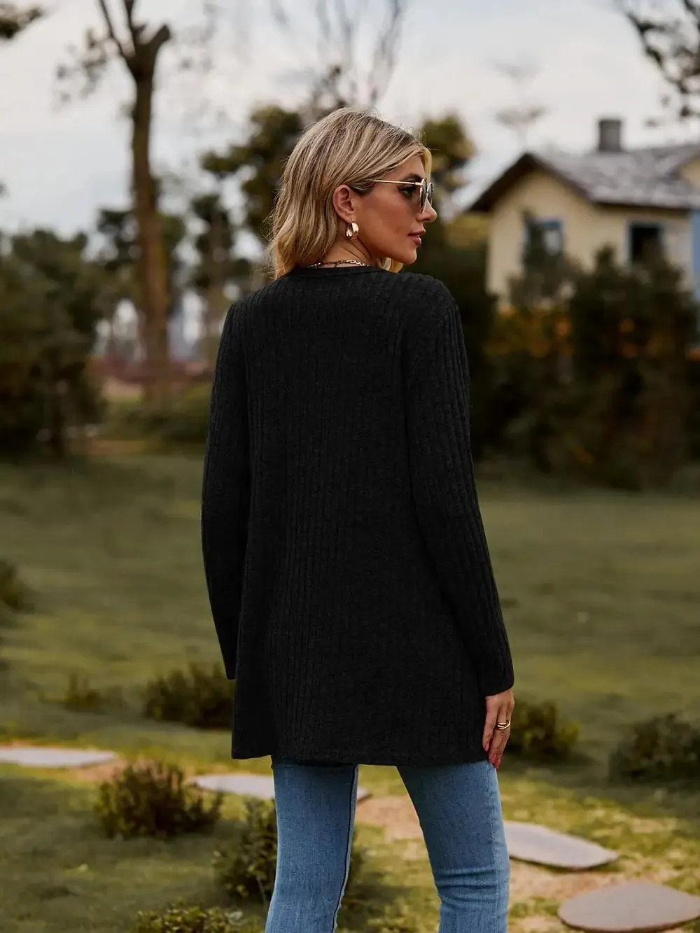 Ivyshape | Button Down Knitted Cardigan