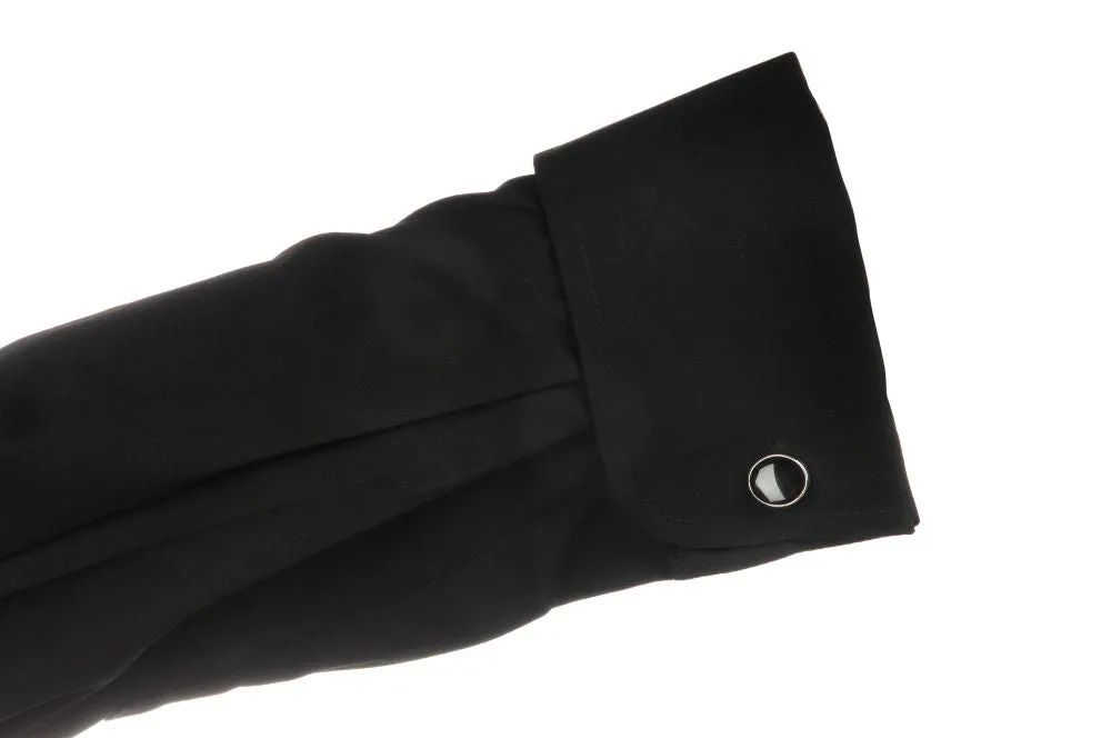 J Woods Victorian Collar Shirt in Black