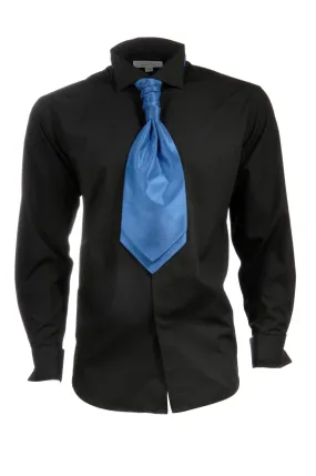 J Woods Victorian Collar Shirt in Black