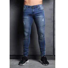 Jeans For Men New Fashion Knee Holes