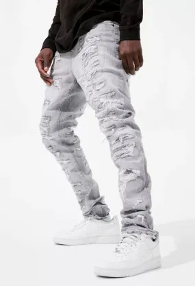 Jordan Craig Sean Fit Frankenstein Denim Jeans Cement Wash