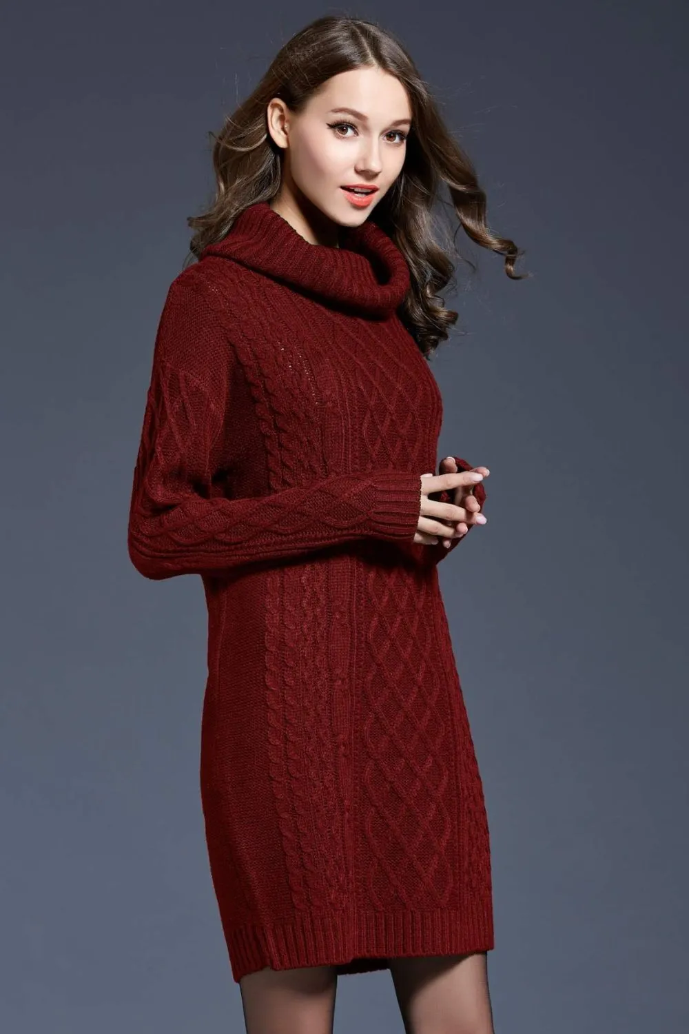 Laguna Dropped Shoulder Sweater Dress