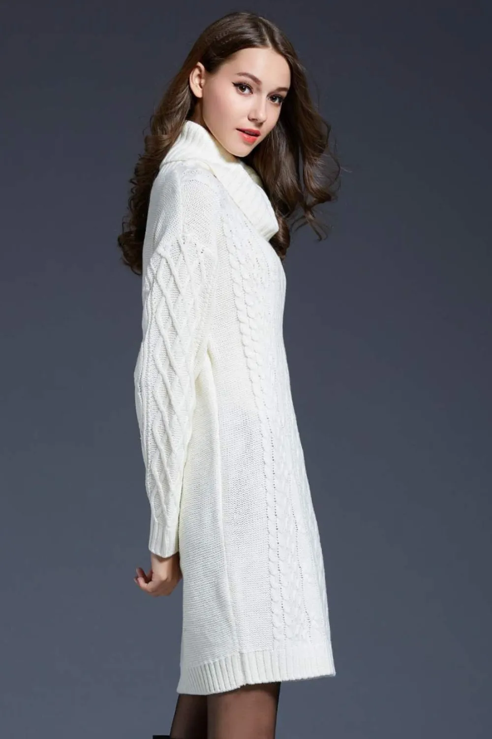 Laguna Dropped Shoulder Sweater Dress