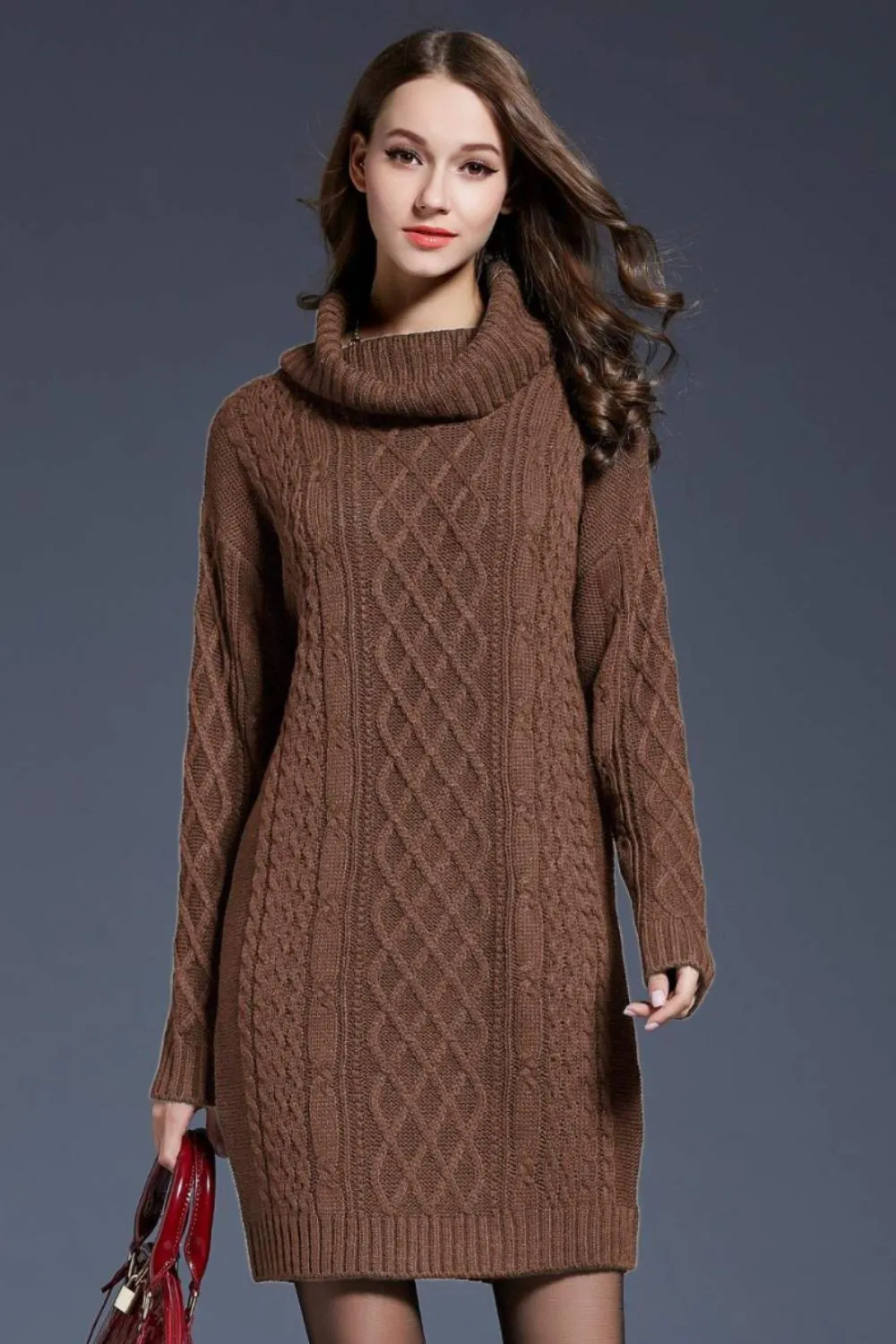 Laguna Dropped Shoulder Sweater Dress
