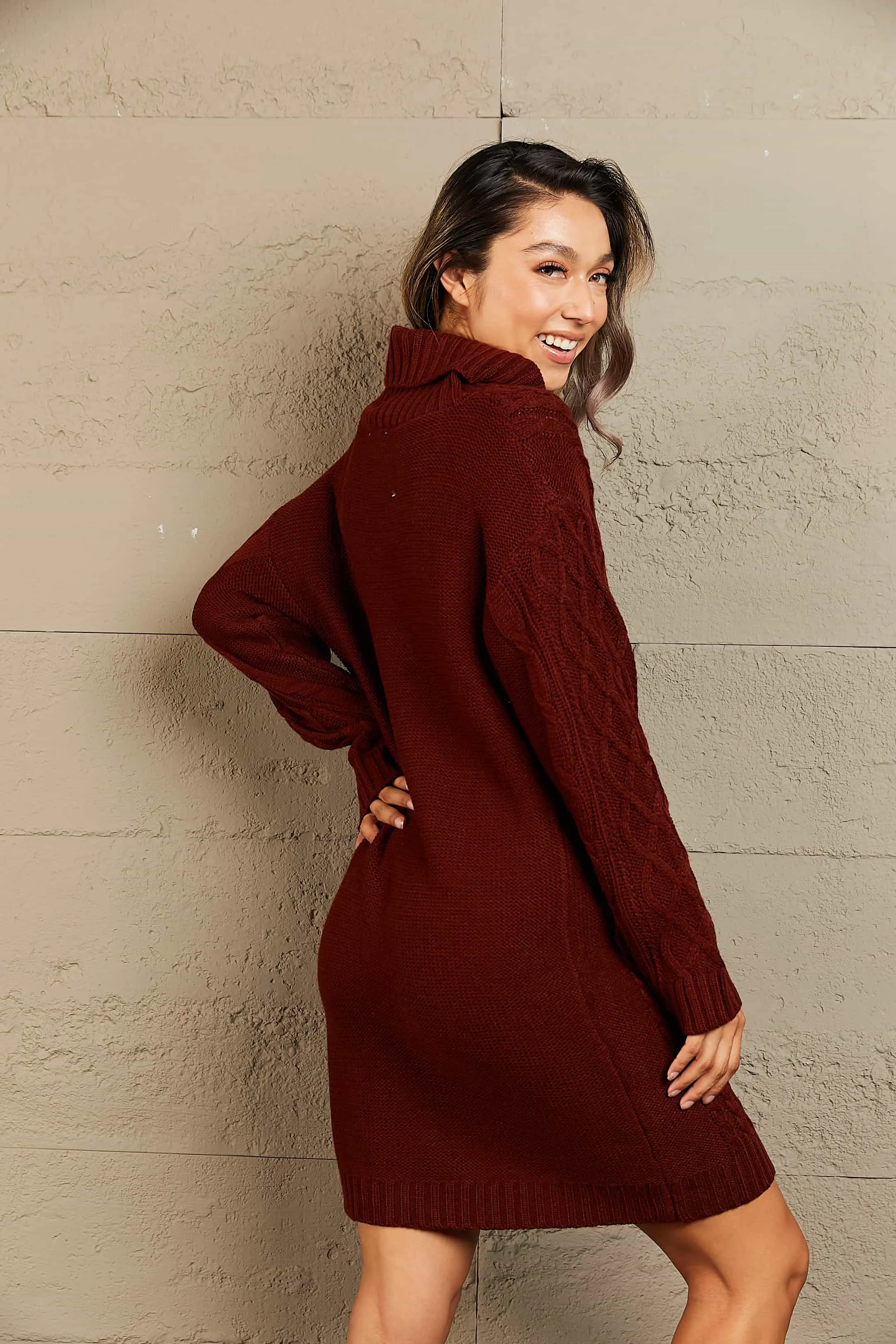 Laguna Dropped Shoulder Sweater Dress