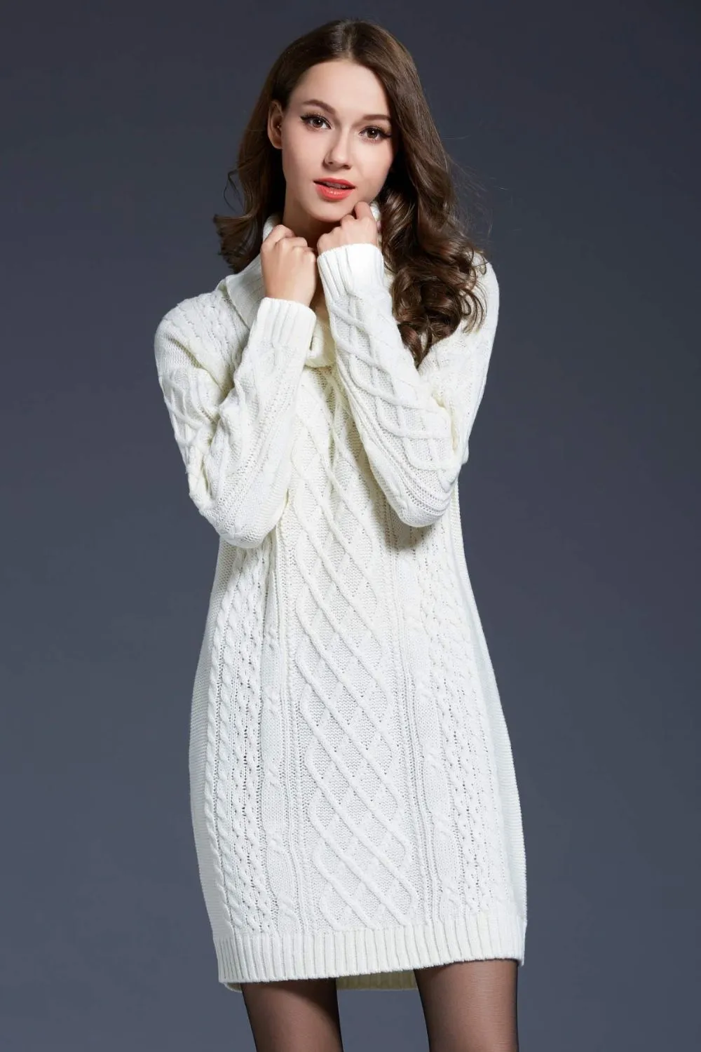 Laguna Dropped Shoulder Sweater Dress