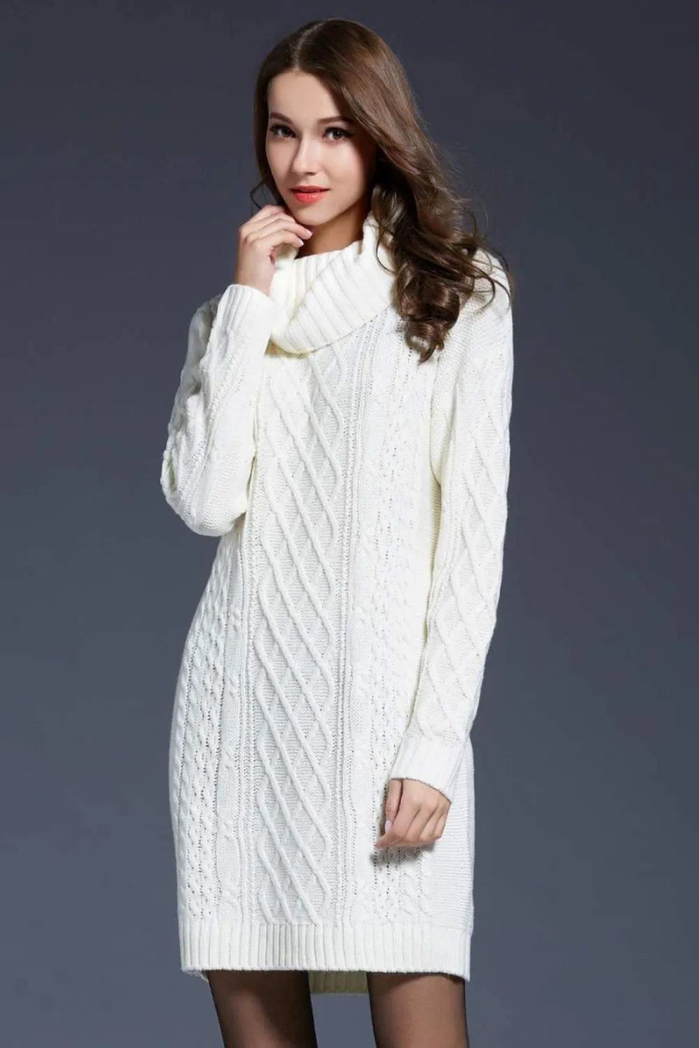 Laguna Dropped Shoulder Sweater Dress