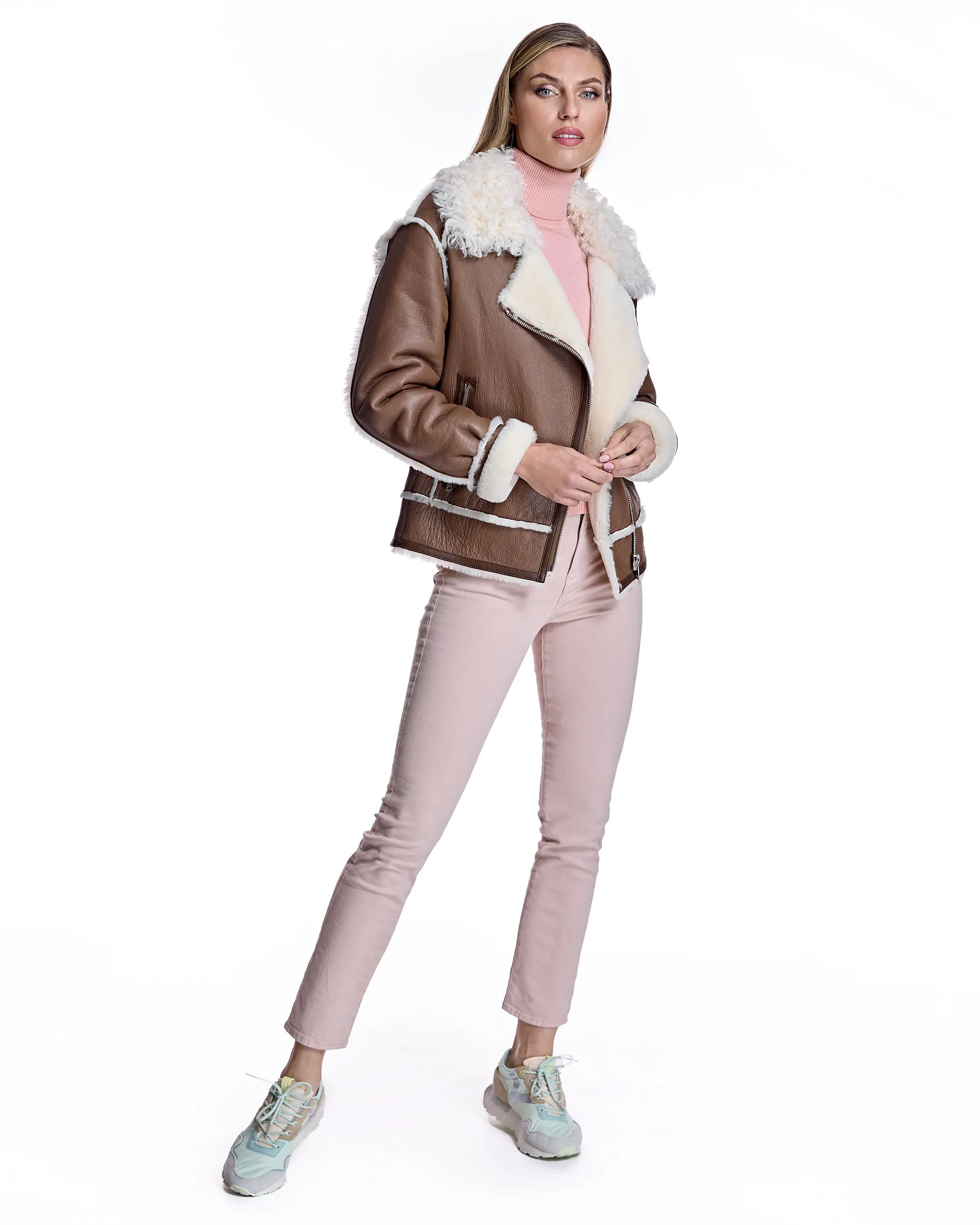 LAMB JACKET WITH TIKRADOR SHEEP COLLAR