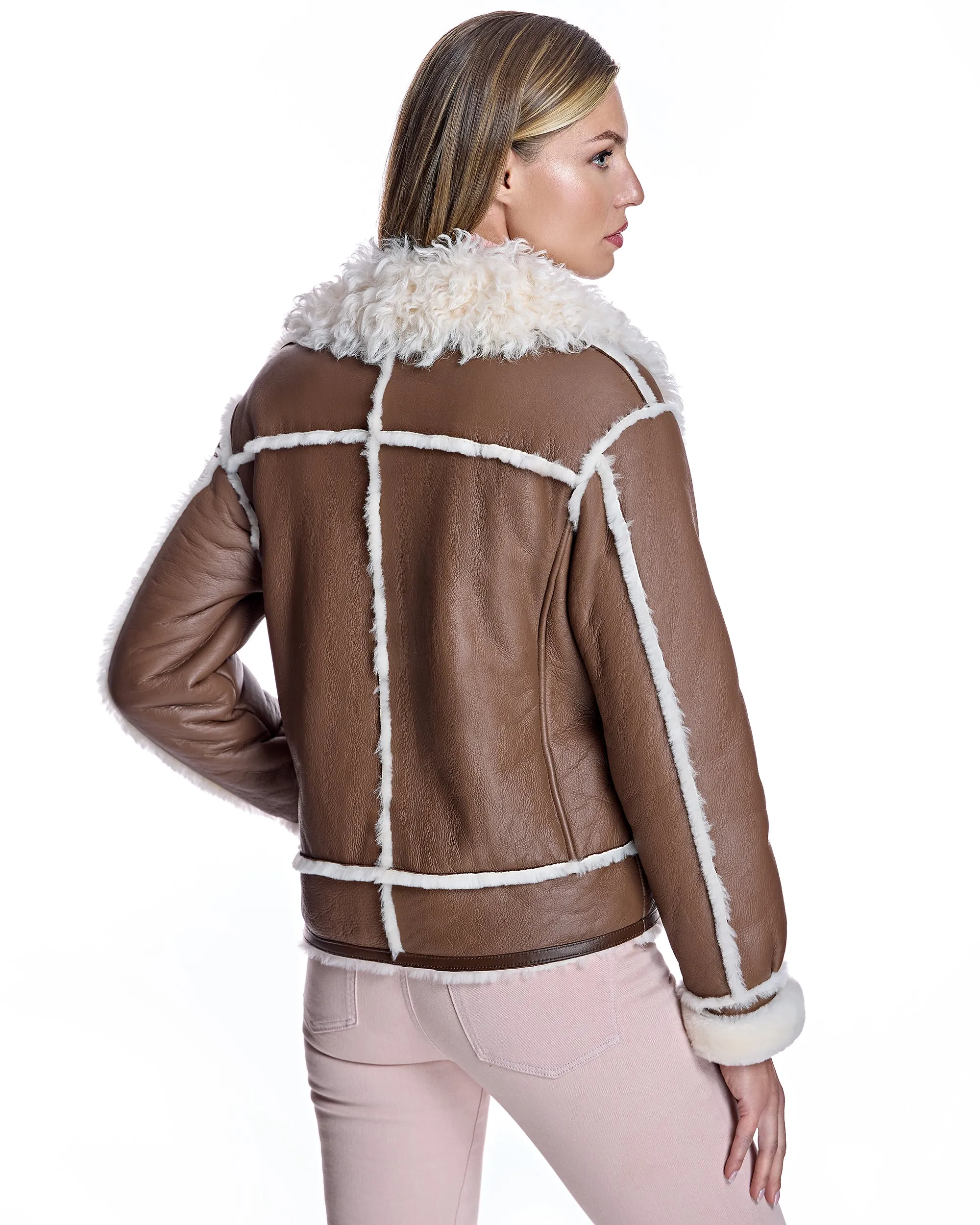 LAMB JACKET WITH TIKRADOR SHEEP COLLAR