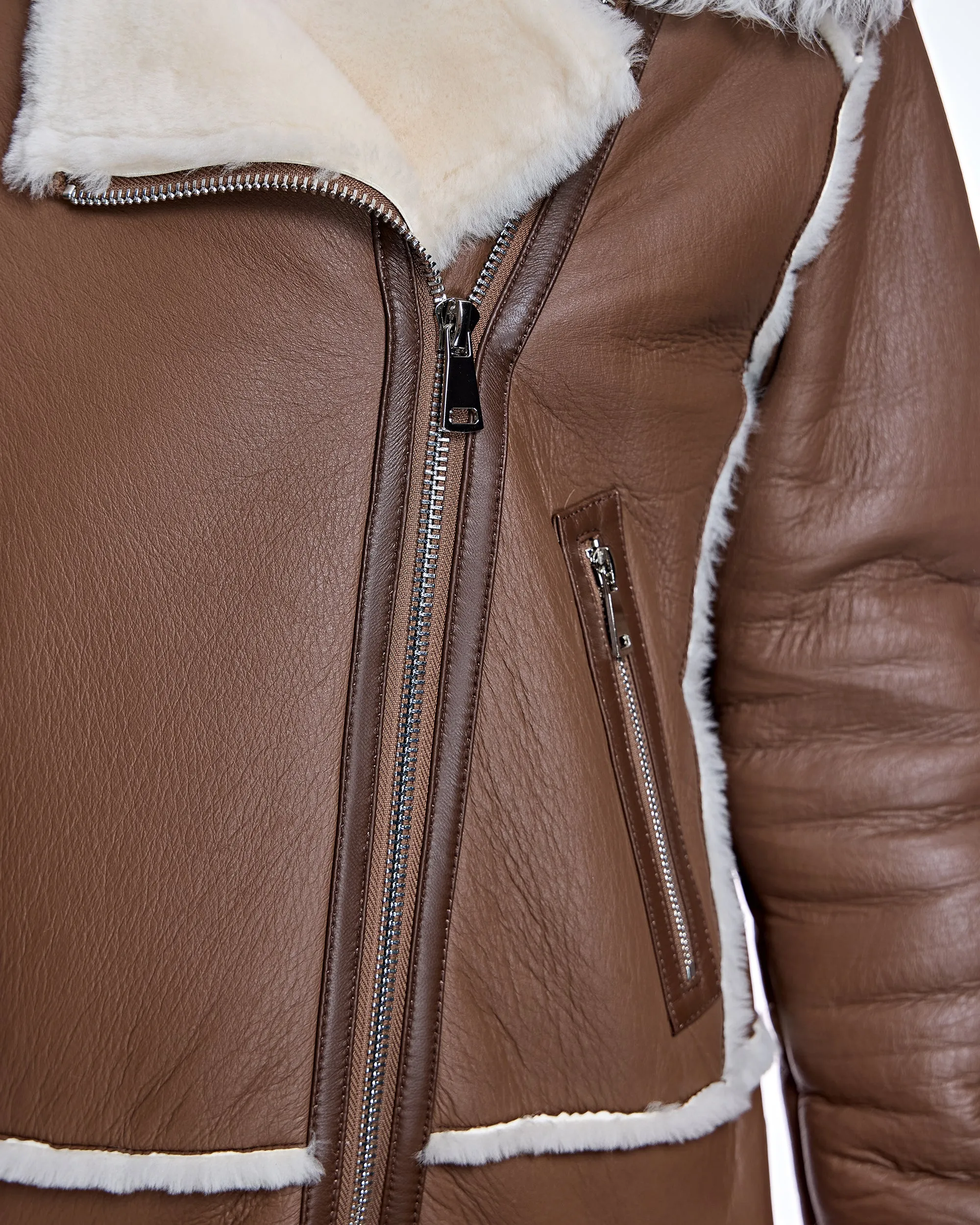 LAMB JACKET WITH TIKRADOR SHEEP COLLAR