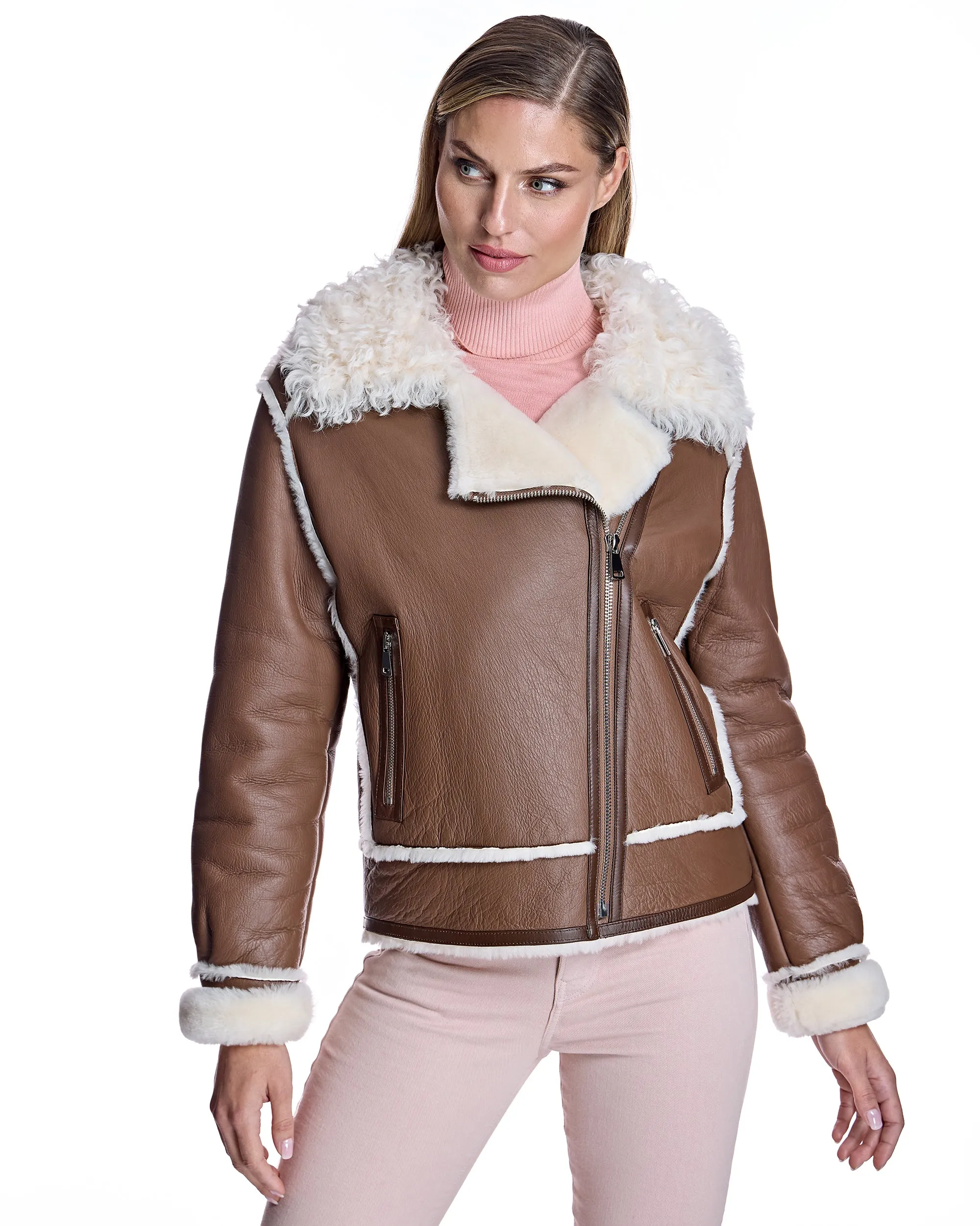 LAMB JACKET WITH TIKRADOR SHEEP COLLAR