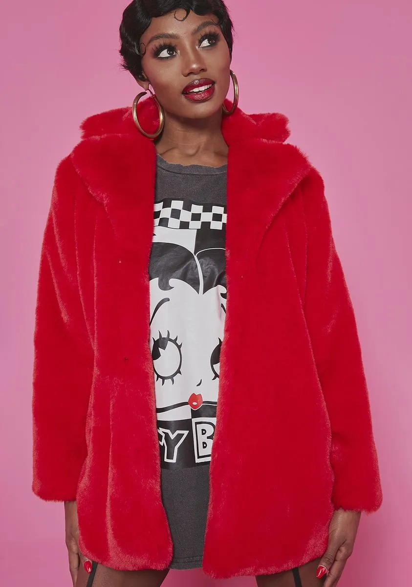 Leading Lady Faux Fur Coat