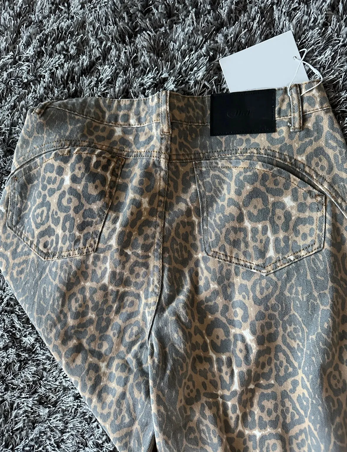 Leopard High Waist Wide Leg Pants