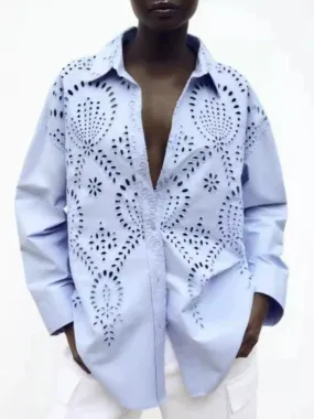 Light blue long sleeves shirt