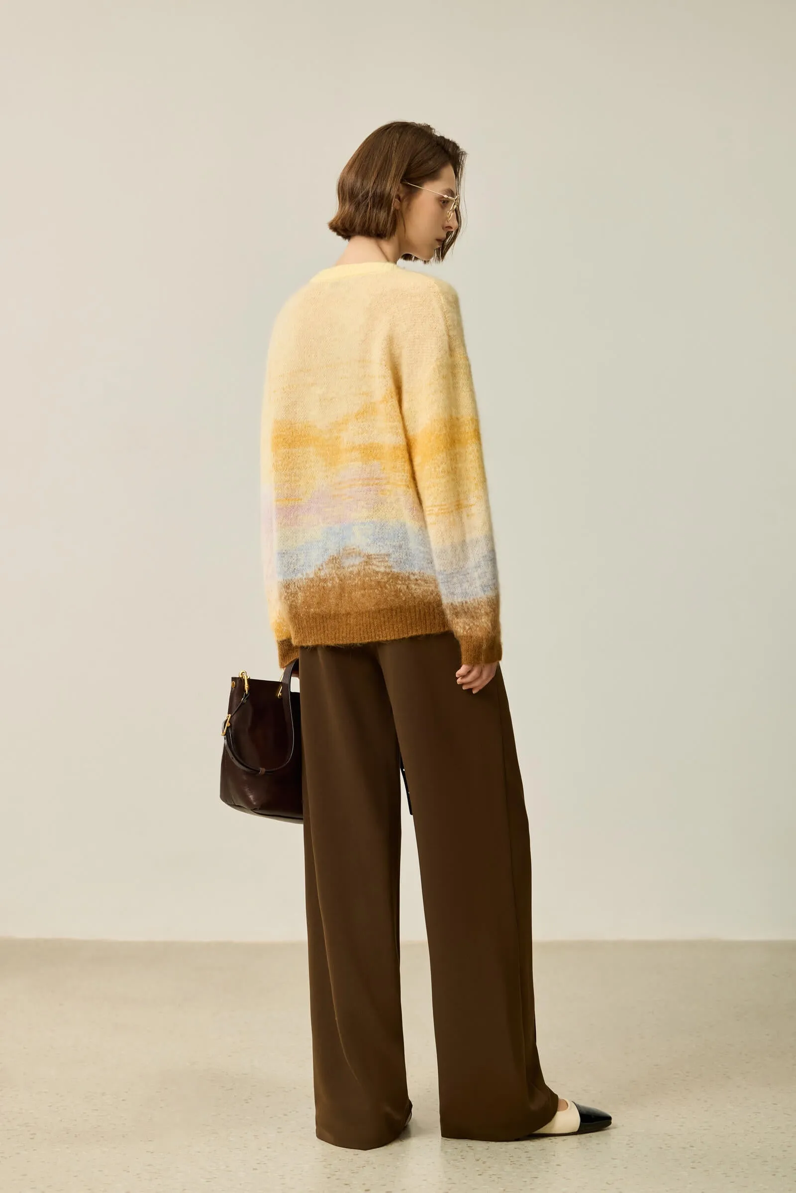 LILY Fun Capybara Knit Cardigan