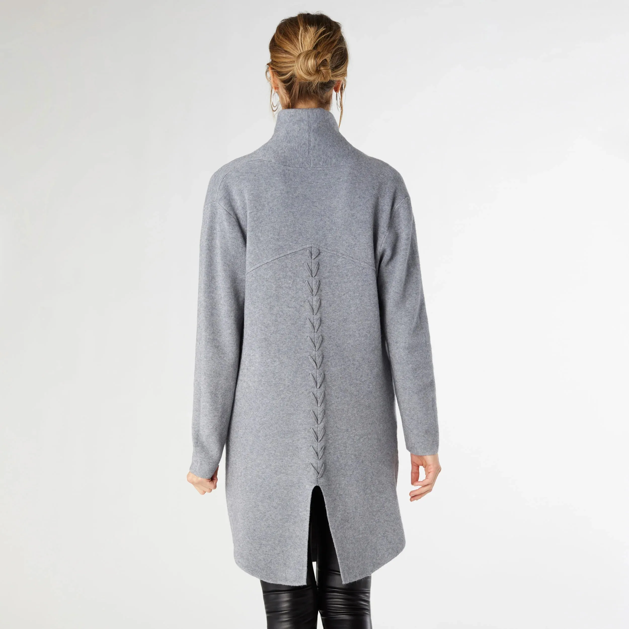 Long Cardi Lattice Back
